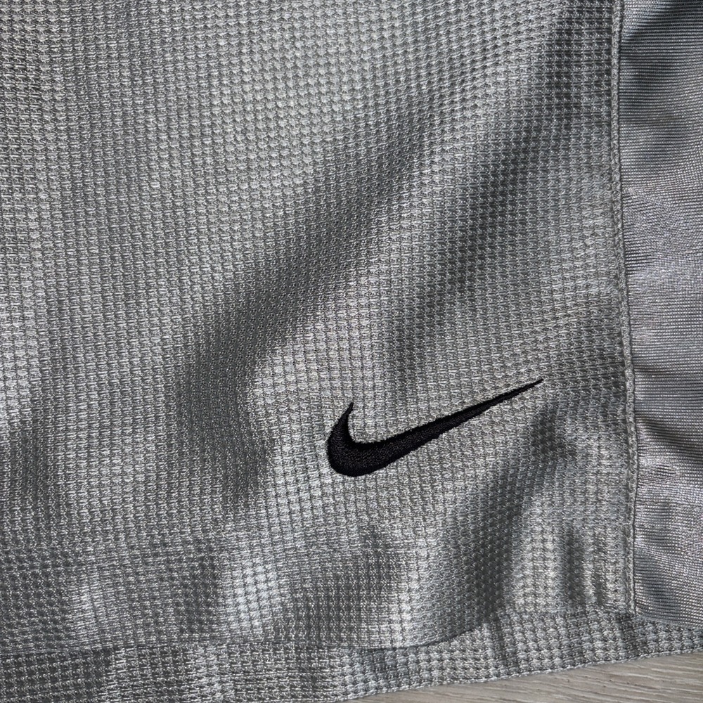 Vintage Y2K Silky Nike Basketball Shorts Men's Medium Gray - Picture 3 of 8
